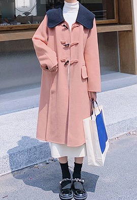 로나 핑크 코트