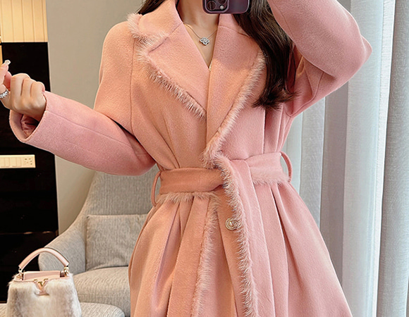 로샤 핑크 코트